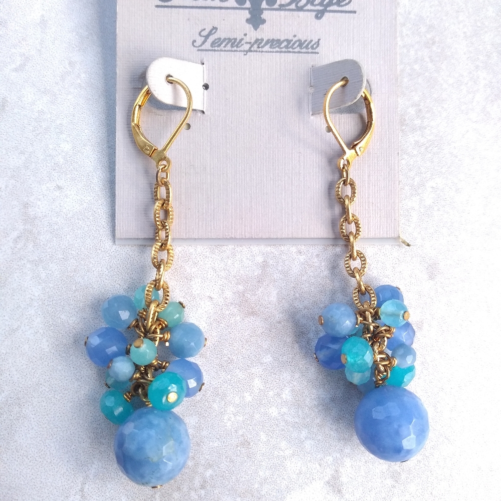 Stein Blye Semi-Precious stones earrings
